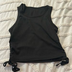 Black tank top